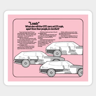 RELIANT SCIMITAR GTE - advert Magnet